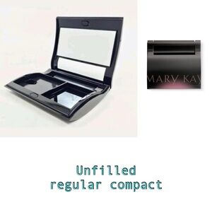 NIB. MARY KAY COMPACT MEDIUM SIZE WITH LIPSTICK HOLDER (unfilled)